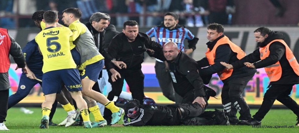 Trabzonspor-Fenerbahçe derbisinde çıkan olaylarla ilgili 12 kişi gözaltına alındı