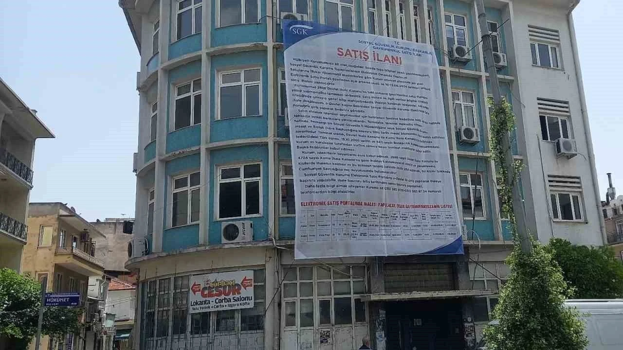 Aydın SGK’nın eski binası satılığa çıkartıldı