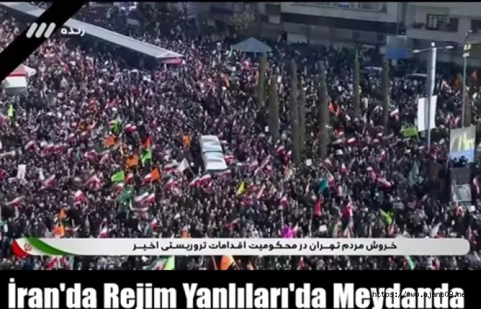 İranda Rejim Destekcileri de Meydana İndi...