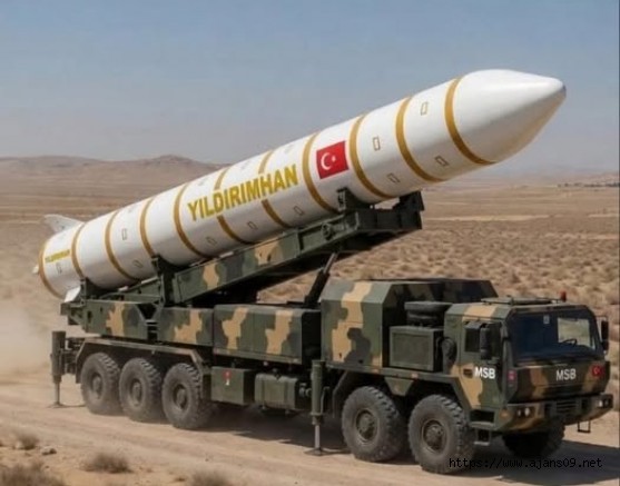 Türkiye'nin 6 bin kilometre menzilli kıtalararası balistik füzesi YILDIRIMHAN!